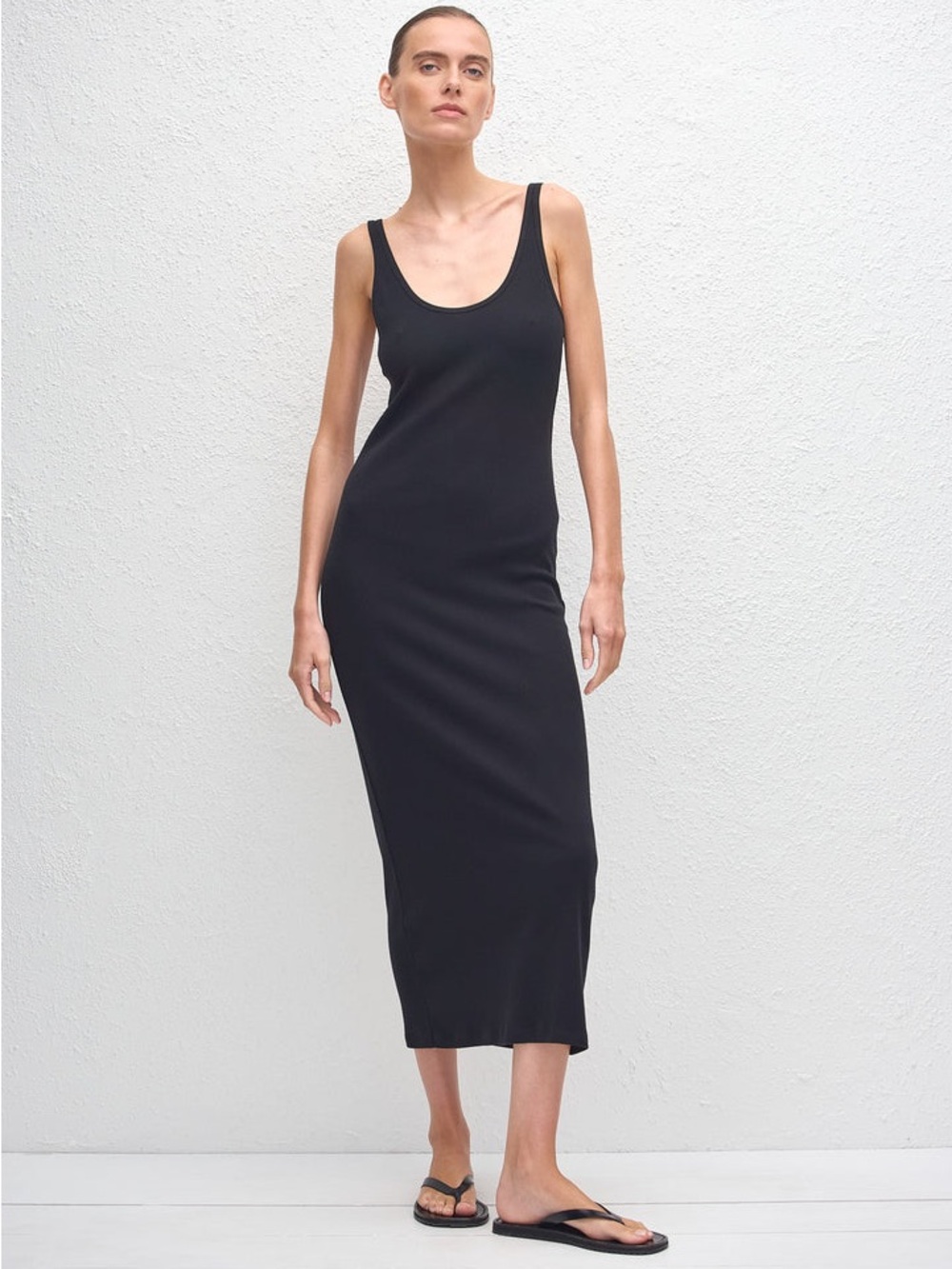 Scoop Neck Black Tank Dress NWT small